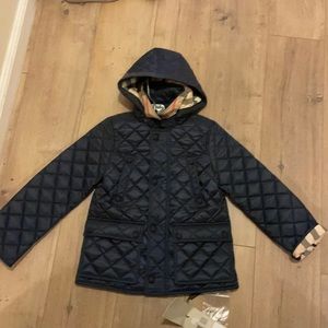 Kids Burberry Charlie coat